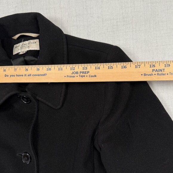 Vintage Larry Levine Design Pure Camel Hair Coat Button Front Size 8 - Picture 6 of 12